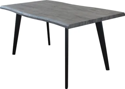 Immagine prodotto di Milani Home - tavolo da pranzo fisso 160 x 90 x 75 cm, antracite, piano in melaminico