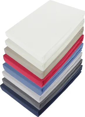 Produktbild von Jersey Spannbettlaken 140x200 cm aus 100% Baumwolle Anthrazit Grau