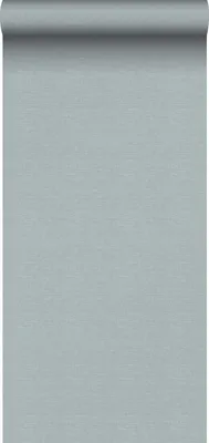 Produktbild von Sanders & Sanders Tapete Leinen-Optik Hellblau 53 cm x 10 m