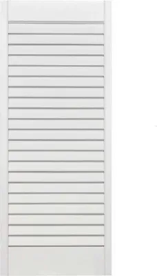Produktbild von ben+camilla.com offene Lamellentür 72x29,4cm weiß PREMIUM LACKIERT Massivholz Kiefer