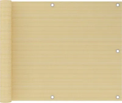 Produktbild von Balkon-Sichtschutz Beige 75x300 cm HDPE