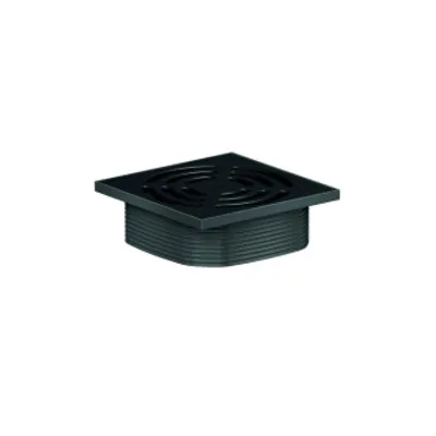 Produktbild von Dallmer Aufsatz DallDrain Pure, 120x120mm, schwarz matt