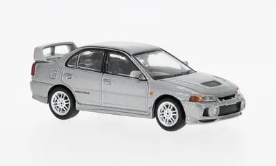 Produktbild von Tarmac Works T64G-076-SL - 1/64 - Mitsubishi Lancer GSR Evolution IV silber  Neu