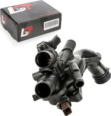Produktbild von Thermostatgehäuse Kühlmittel Flansch für PEUGEOT 207 CC 308 5008 PARTNER TEPEE