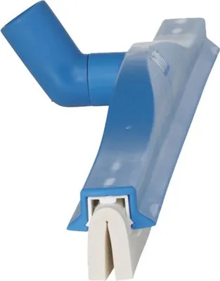 Produktbild von Vikan Bodenabzieher Classic - Flexibler Hals - Blau - 50 cm - Wasserabweisende Doppelkante - Ersetzbare Schaumstoffkassette