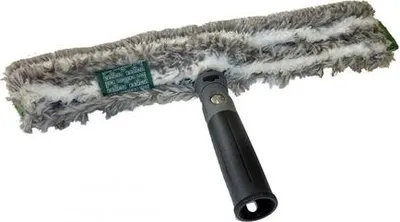 Produktbild von Unger Fensterreinigung Squeegee mit Drehfunktion, Aluminiumgriff & Microfaserbezug, ErgoTec Ninja Serie