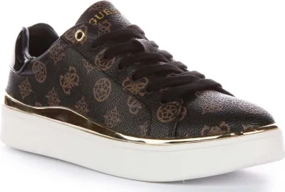 Produktbild von Guess DamenSneaker in Schokobraunem Kunstleder – undefined / Schokobraun