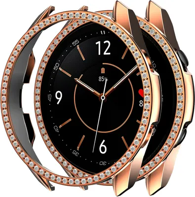 Produktbild von Strap-it Samsung Galaxy Watch 3 41mm Diamond PC Hülle (Roségold)