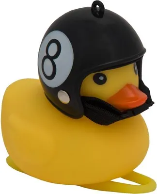 Produktbild von Liix Fahrradhupe Deko Ente , 8-Ball - Schwarz