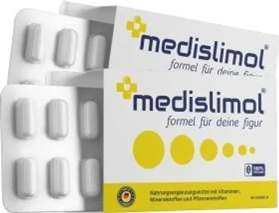 Produktbild von Medislimol Kapseln | Naturreine Pflanzenkraft | für Männer und Frauen | Inhalt: 2x60 Kapseln