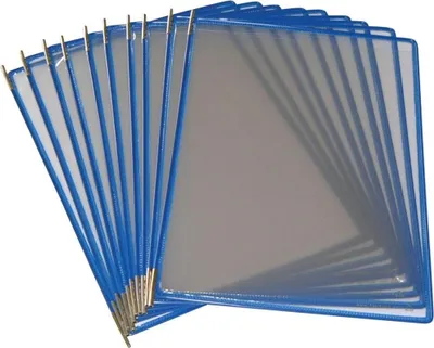 Produktbild von Tarifold 114001, Rahmen, Blau, PVC, A4, 10 Stück(e)