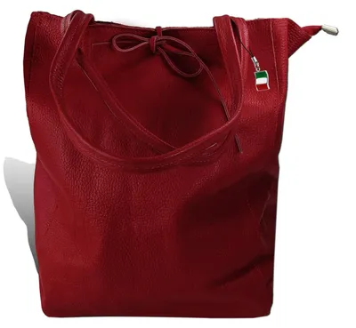 Produktbild von Florence Tasche rot Leder Shopper D2OTM107R