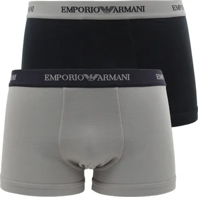 Produktbild von Emporio Armani 2 Pack Boxershorts           Boxer/marine grau       XL