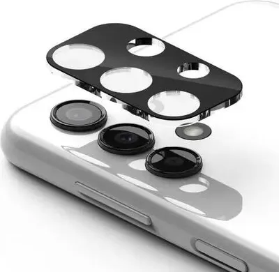 Image de Kit de protection de caméra Ringke pour Samsung Galaxy A13 4G, 3 pièces, noir