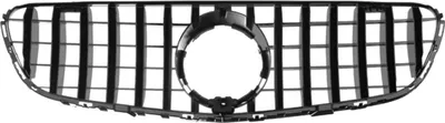 Zdjęcie produktu dla Grill wyścigowy na maskę - Pasuje do Mercedes-Benz GLS/GLC W253/X253 GLC300/GLC350 (2015-2018) - Z otworem na kamerę - Akcesoria samochodowe