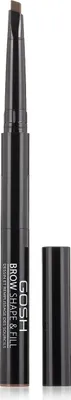 Produktbild von GOSH Brow Shape & Fill, Braun, Brown, 0,5 g, Frauen, Cyclopentasiloxane. Hydrogenated Microcrystalline Cera. Synthetic Beeswax. CI..., Paraben