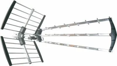 Obrázek produktu pro Solight HN59-LTE, Venkovní, Černá, Nerezová ocel, 15 m, 17 dBi, 22 dB, DVB-T