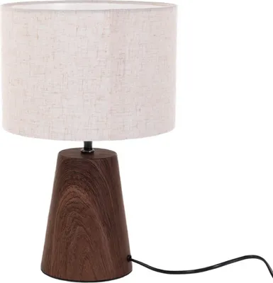 Immagine prodotto di Lampada da tavolo con paralume in tessuto, 23 x 36 cm