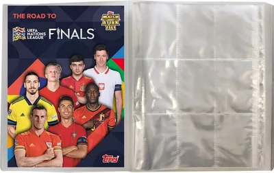 Obrázek produktu pro Cesta k 2022 UEFA Nations League Trading Cards - 1 Leere Sammelmappe