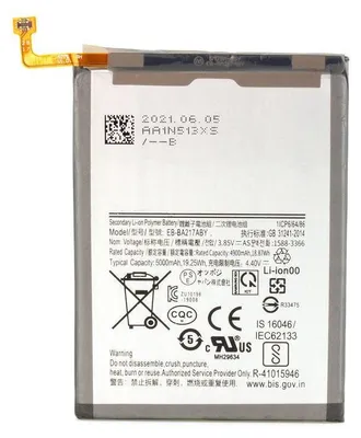 Produktbild von Samsung Ersatzakku EB-BA217ABY 5000mAh für das Samsung Galaxy A13 Smartphone