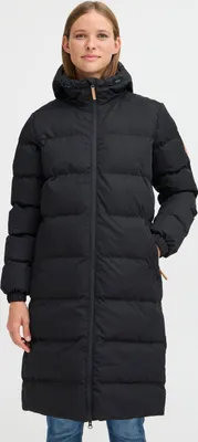 Produktbild von NORTH BEND NBElla Damen Steppmantel Winterjacke Outdoorjacke atmungsaktiv wasserdicht winddicht mit Kapuze Reißverschlusstaschen TPU-Membran