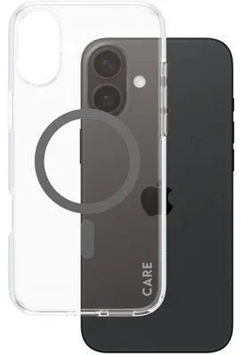 Produktbild von PanzerGlass CARE Flagship Colors iPhone 16 Plus schwarz