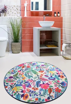 Produktbild von Mijolnir, Pictura (140), Badematten, Mehrfarbig, Polyester, 140 x 140 cm