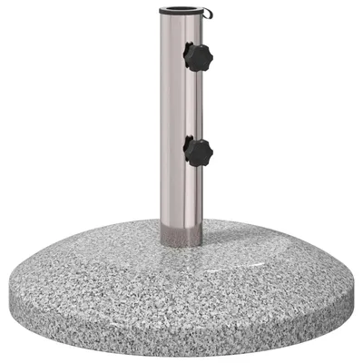 Obrázek produktu pro vidaXL Podstavec pro slunečník pro tyče o průměru 40–50 mm, 26,45 kg, šedý, pro tyče o průměru 40–50 mm