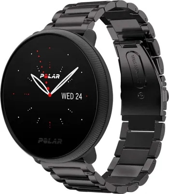 Produktbild von Strap-it Titanarmband Kompatibel mit Polar Ignite 2 Armband Ersatzarmband Titanium Armband mit faltschließe zubehör für smartwatch 20mm Armband