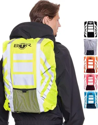 Produktbild von Famanu Regenhülle für Rucksäcke - 100% wasserdicht, robust und reflektierend