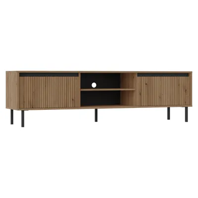 Produktbild von AX LIVING TV-Lowboard Bodrum TV-Schrank 2 Schubladen 178 cm Eiche Evoke