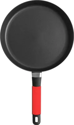 Produktbild von Squality Flachpfanne, Rot, 24cm⌀, 5cm hoch, 1.0l Volumen, Ergo-Griff, INDUKTION