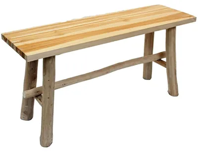 Productafbeelding van Teak Bench 100 cm tuinmeubel Van der leeden