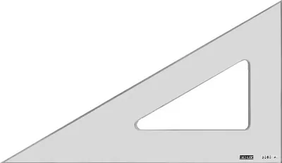 Produktbild von MINERVA Zeichendreieck Hypotenuse: 500 mm 60 Grad