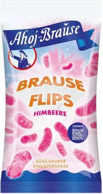 Produktbild von Ahoj-Brause Brause Flips Himbeere 60g