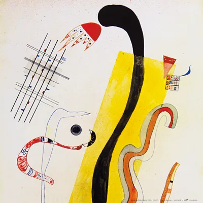 Zdjęcie produktu dla Obraz z nadrukiem Wassily'ego Kandinsky'ego - Crawling, 1934 (40 x 40 cm)
