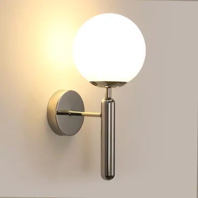 Zdjęcie produktu dla Elegancka lampa ścienna wewnętrzna, nowoczesna lampa ścienna z gwintem E27, industrialny design, matowe szkło