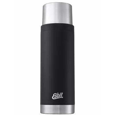 Image de ESBIT SCULPTOR Bouteille isolante en acier inoxydable, 1L, Noir
