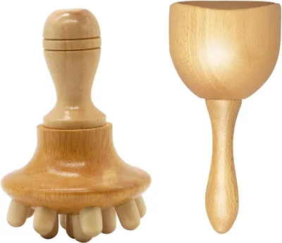 Produktbild von Maderotherapie Set, Holzmassagewerkzeug, Antizellulitis, für Körperpflege