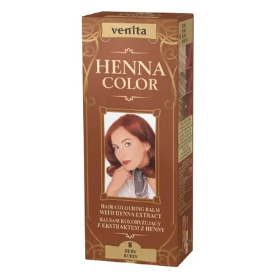 Produktbild von Venita Henna Kräuter-Haarfarbe Rubinrot, 75ml