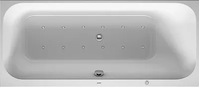 Produktbild von Duravit Rechteck-Whirlwanne HAPPY D.2 145 l, 1600 x 700 mm, weiß, 1 Rückenschräge rechts Combi-System E