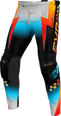 Obrázek produktu pro Motocrossové kalhoty FXR pro mládež, šedé/černé/modré, velikost 24