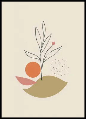 Produktbild von Plakat 50x70cm Zarte Natur