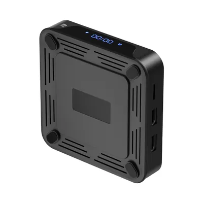 Obrázek produktu pro ZELURXX 4GB/32GB 4K Android Smart IP TV Box Internetový multimediální přehrávač, WLAN LAN M3U MAC, BT 5.0, černý