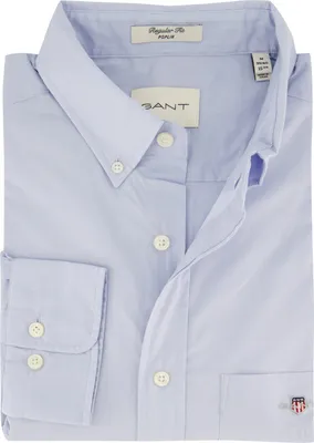 Image de Gant Chemise Regular Fit bleu clair Coton