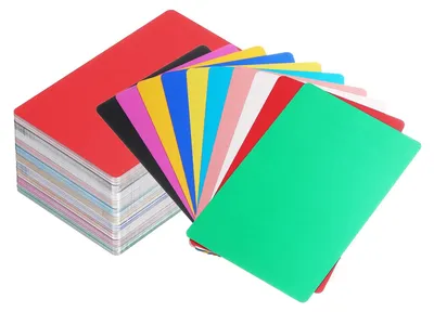 Imagen del producto de 200 tarjetas de visita de aluminio anodizado