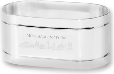 Produktbild von Serviettenring - Metall versilbert - Mühlhausen