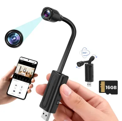 Produktbild von Mini-Kamera iUni W11, Wi-Fi, 16 GB, 4K-Ansicht, Bewegungssensor