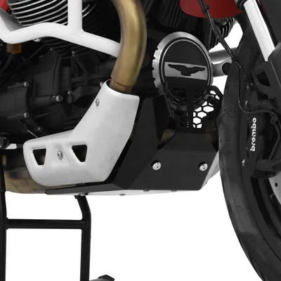Obrázek produktu pro ZIEGER Ochranný kryt motoru kompatibilní s Moto Guzzi V85 TT černý