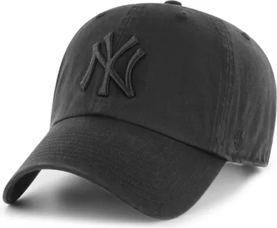 Produktbild von 47 Brand MLB Clean Up Strapback Cap New York Yankees schwarz/schwarz